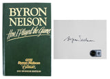 Byron Nelson Signed How I Played the Game Hardcover Book LE BAS #BY103719