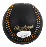 Blue Jays Vladimir Guerrero Jr. Signed Black OML Baseball JSA Witness #WA222455