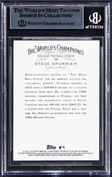 Florida Steve Spurrier Signed 2016 Topps Allen & Ginter #106 Card BAS Slabbed