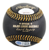 Blue Jays Vladimir Guerrero Jr. Signed Black OML Baseball JSA Witness #WA222455