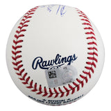 Vladimir Guerrero Sr. & Vladimir Guerrero Jr. Signed OML Baseball MLB #PX441456
