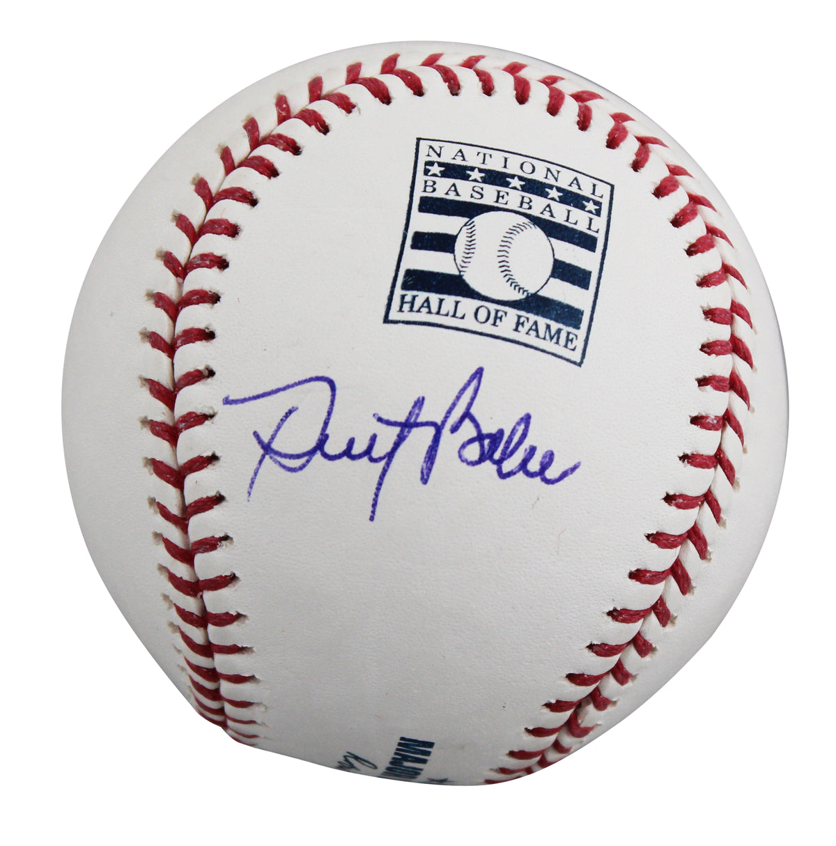 Dodgers Dusty Baker Authentic Signed HOF Logo Oml Baseball BAS #BY103705