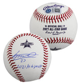 Vladimir Guerrero Jr. "2021 ASG MVP" Signed 2021 ASG Logo Baseball JSA #SS26743