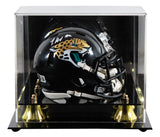 Jaguars Travis Hunter Authentic Signed Speed Mini Helmet W/ Case BAS Witnessed