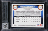 Broncos Demaryius Thomas Signed 2011 Topps #12 Card Auto Grade 10! BAS Slabbed