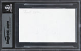 Cowboys Terrell Owens Authentic Signed 3x5 Index Card Autographed BAS Slabbed