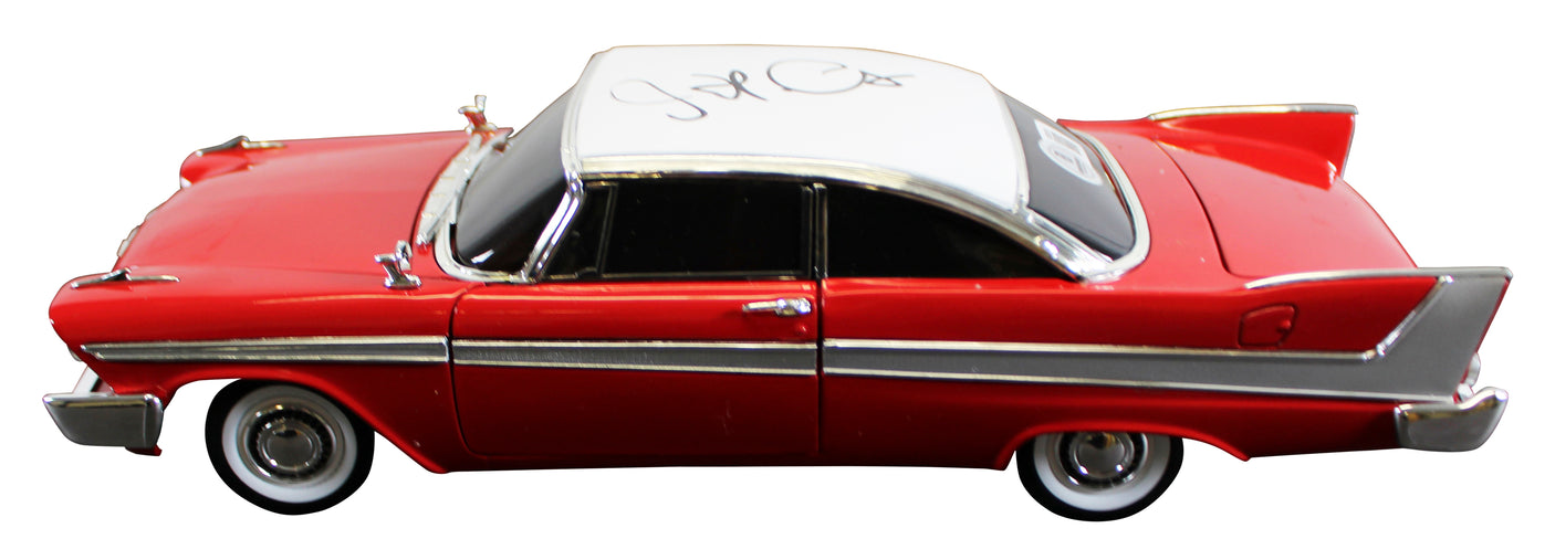 John Carpenter Christine Signed 1958 Plymouth Fury 1:18 Diecast Car BAS #BR29319