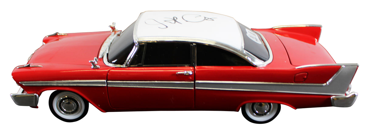 John Carpenter Christine Signed 1958 Plymouth Fury 1:18 Diecast Car BAS #BR29319