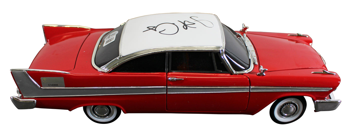 John Carpenter Christine Signed 1958 Plymouth Fury 1:18 Diecast Car BAS #BR29319