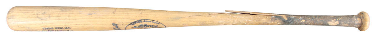 Padres Shane Mack Signed Game Used Louisville Slugger Player Model Bat BAS