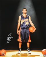 Warriors Stephen Curry Authentic Signed 16x20 Vertical Rookie Photo JSA