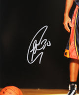 Warriors Stephen Curry Authentic Signed 16x20 Vertical Rookie Photo JSA