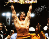 Sylvester Stallone Rocky II Signed 16x20 Framed Horizontal Belt Photo BAS