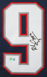 Richard Seymour "HOF 22" Authentic Signed Navy Pro Style Framed Jersey BAS Wit