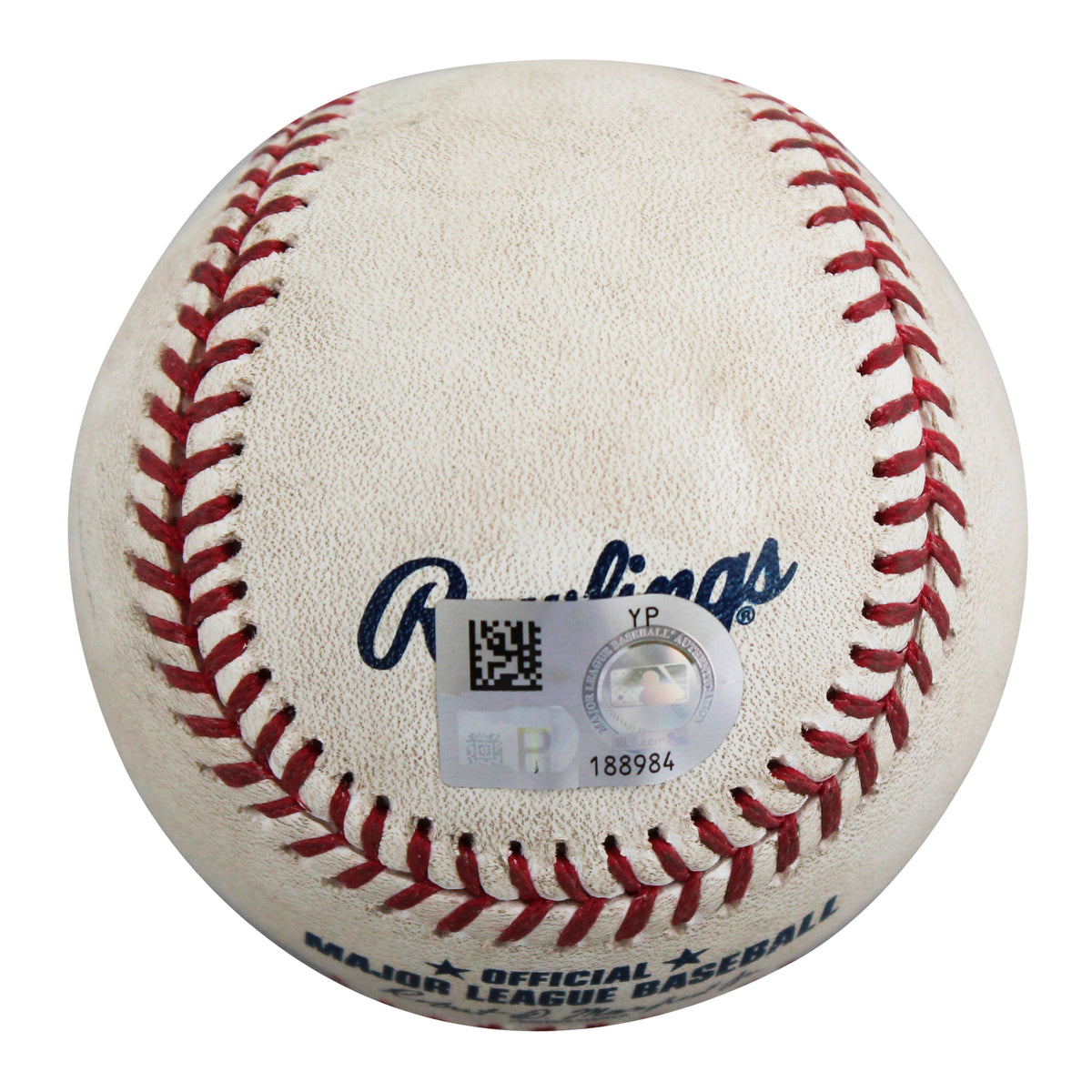 Rangers Jacob deGrom Signed Game Used April 23, 2023 vs. Athletics Baseball BAS