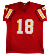 Emmitt Thomas HOF "2008" Authentic Signed Red Pro Style Jersey BAS Witnessed