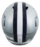 Cowboys George Pickens Signed Full Size Speed Rep Helmet W/ Case JSA Witness