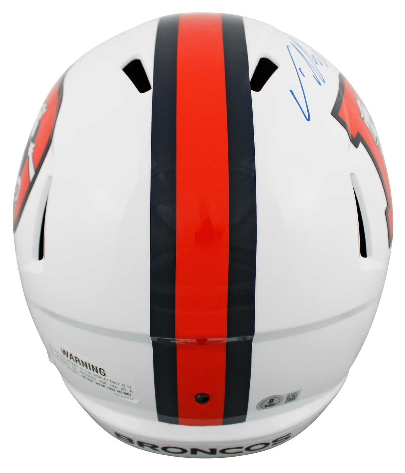 Broncos Von Miller Signed 2023 Alternate Full Size Speed Rep Helmet BAS Witness