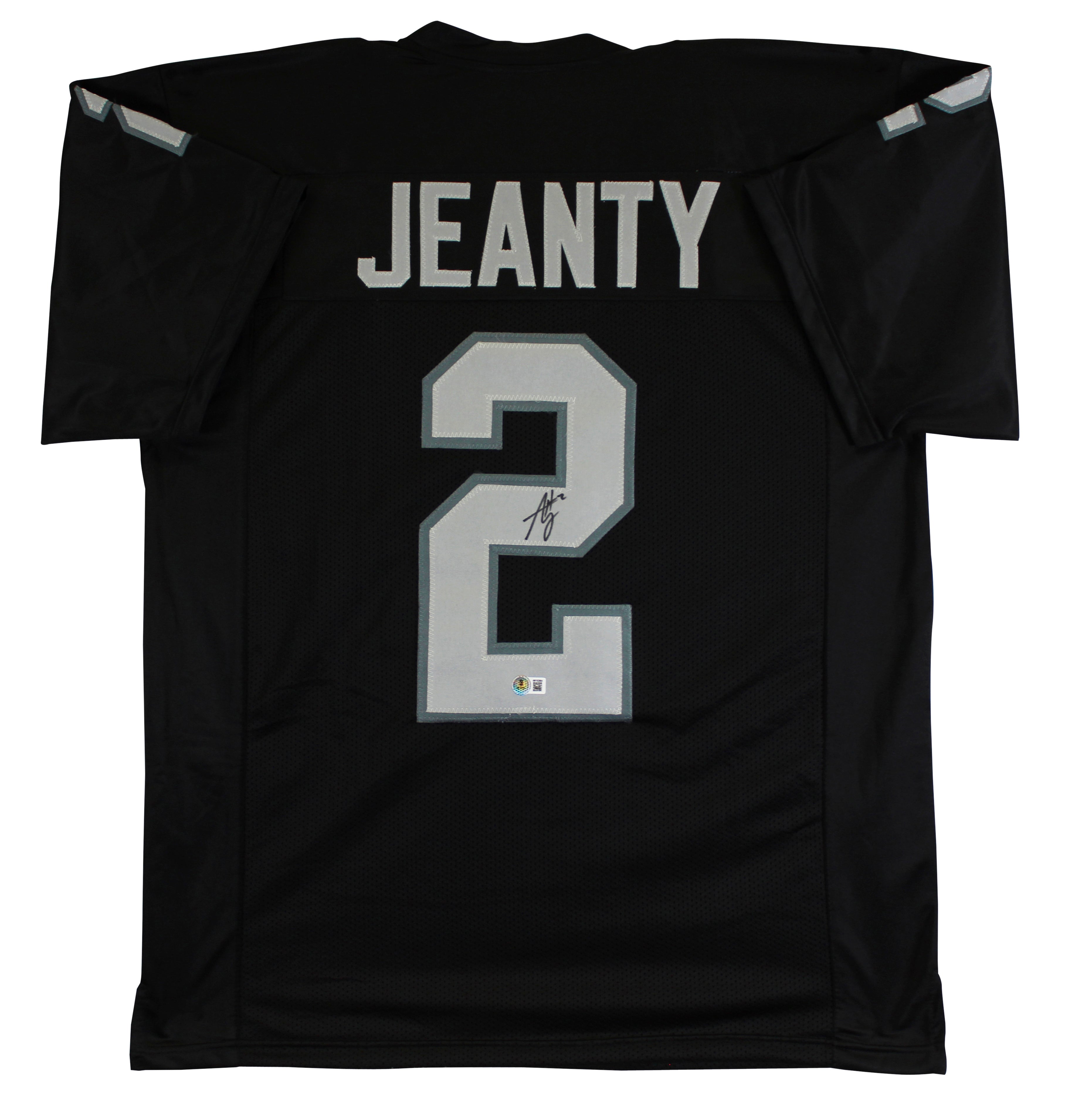 Las Vegas Raiders Ashton Jeanty Facsimile Signature Framed Jersey