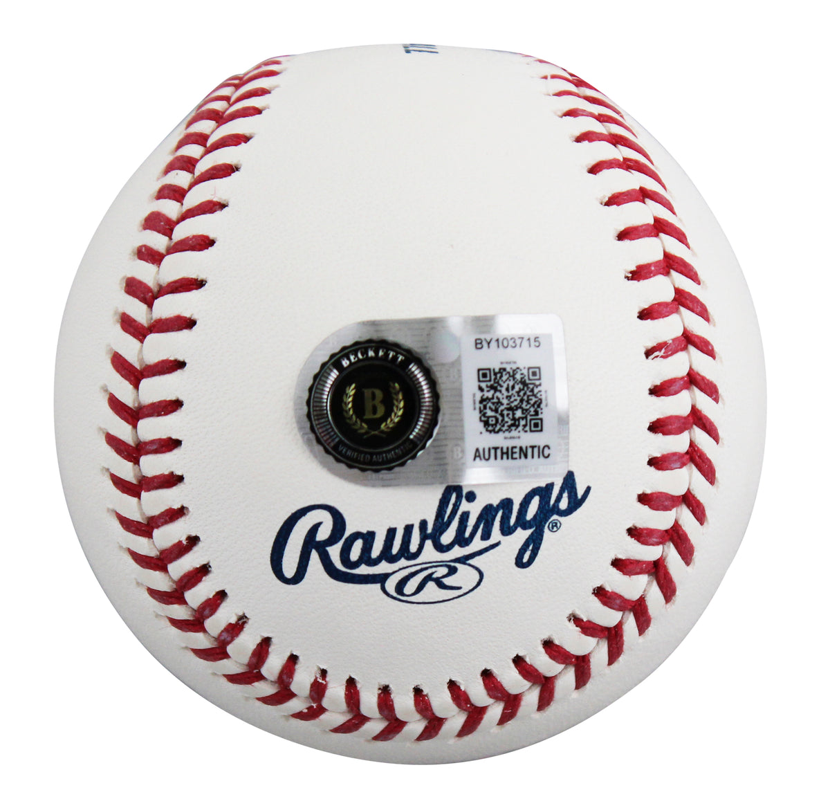 Guardians Tom Hamilton "HOF 25" Signed HOF Logo Oml Baseball BAS #BY103715