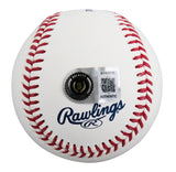 Guardians Tom Hamilton "HOF 25" Signed HOF Logo Oml Baseball BAS #BY103715