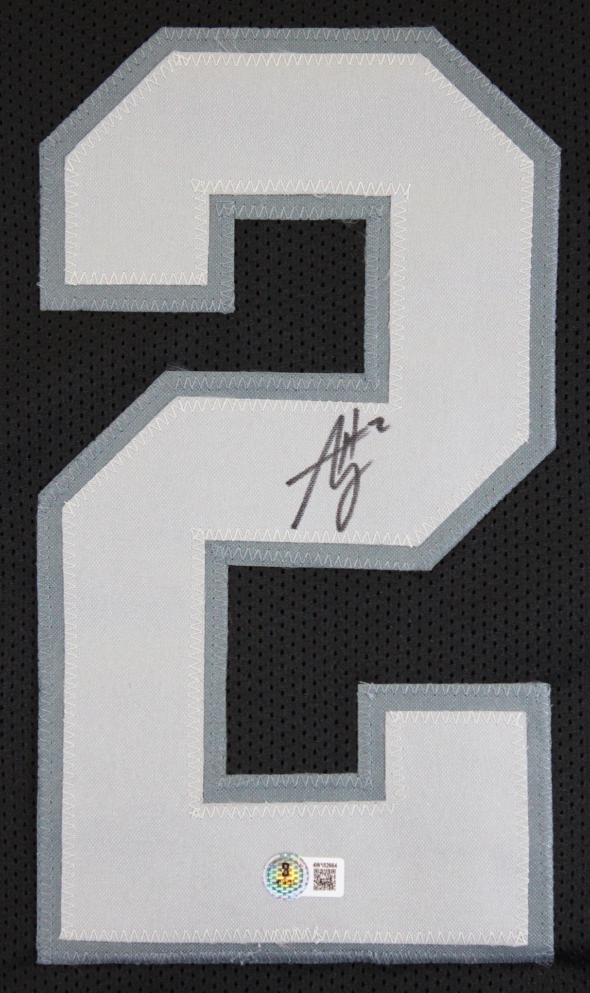 Ashton Jeanty Authentic Signed Black Pro Style Jersey Autographed BAS Witness 2