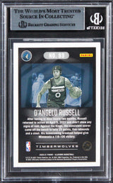 Timberwolves D'Angelo Russell Signed 2020 Panini Illusions #93 Card BAS Slab