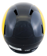 Rams Eric Dickerson "HOF 99" Signed 1981-99 TB F/S Speed Rep Helmet W/ Case BAS