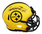 Steelers Heath Miller Authentic Signed Rave Speed Mini Helmet BAS Witnessed