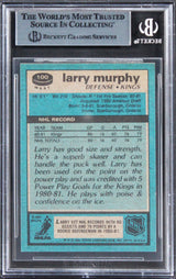 Kings Larry Murphy Authentic Signed 1981 Topps #W100 Card BAS Slabbed