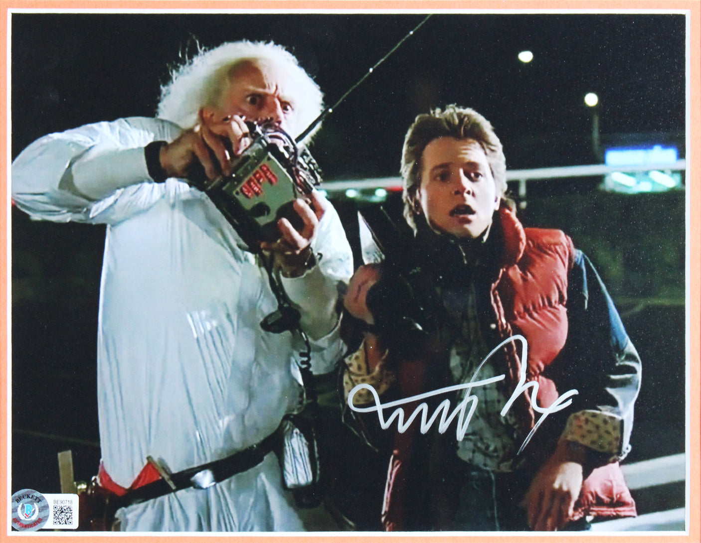 Back To The Future (3) Fox, Lloyd & Wells Signed 8x10 Photo Framed Display BAS