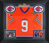 Adam Sandler The Waterboy Signed Orange Burbon Bowl Framed Jersey PSA #AP84492