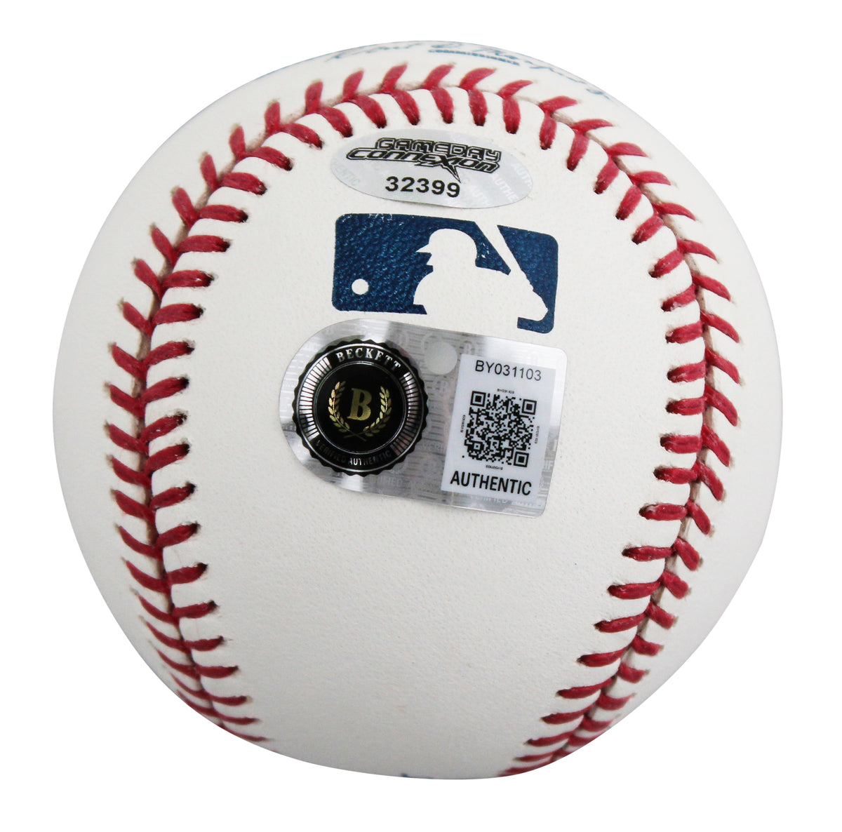 Phillies Cole Hamels Authentic Signed Robert Manfred OML Baseball BAS #BY031103