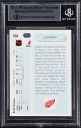 Red Wings Keith Primeau Signed 1990 Upper Deck #354 Rookie Card BAS Slabbed