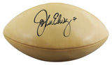 Broncos John Elway Signed Wilson Official White Panel Nfl Football BAS #BU55101