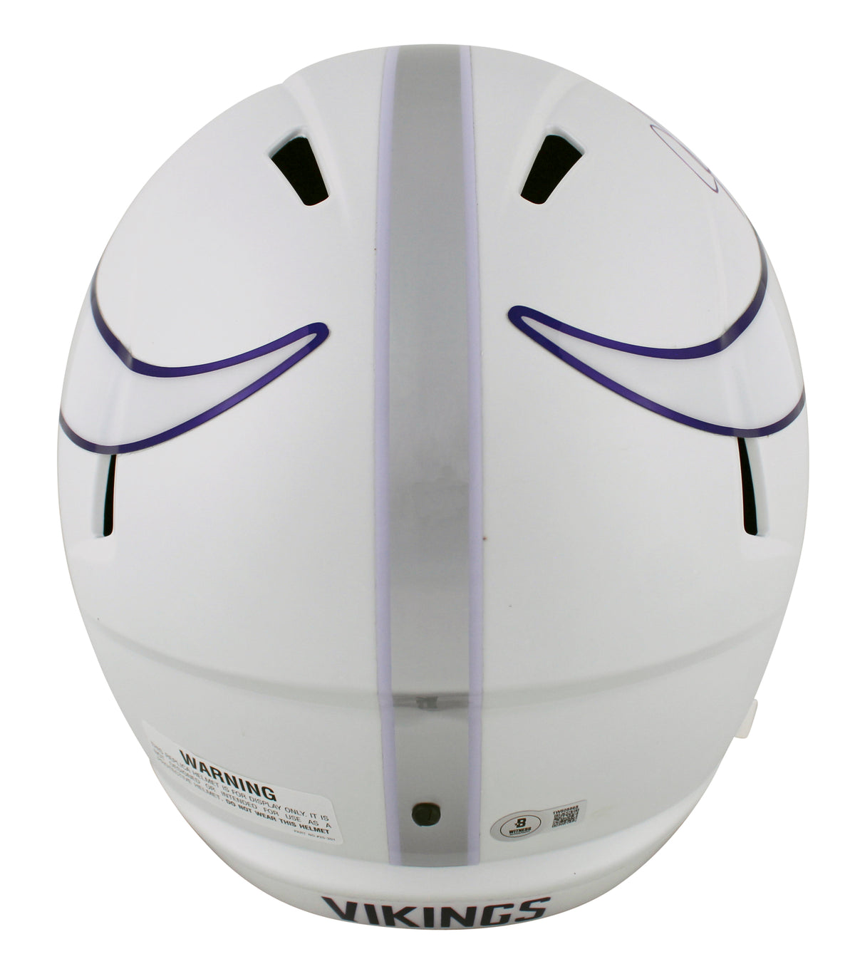 Vikings Justin Jefferson Signed 2024 Alt Full Size Speed Rep Helmet BAS Witness