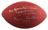 Cowboys Barry Switzer Signed Wilson Super Bowl XXX Nfl Football BAS #BU55104
