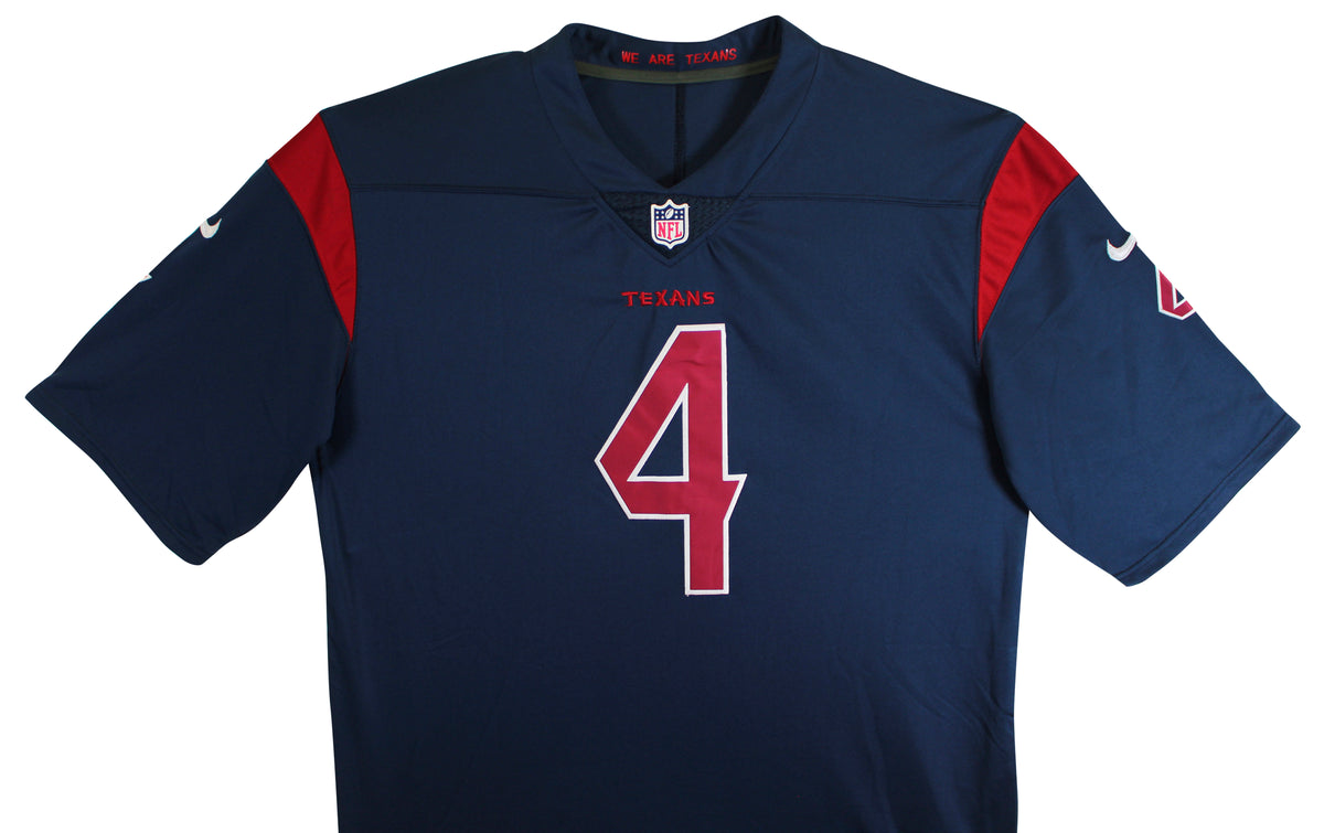 Texans Deshaun Watson Authentic Signed Navy Nike Jersey BAS #BY093002