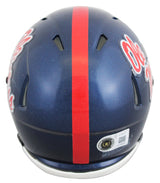 Ole Miss Kewan Lacy Authentic Signed Speed Mini Helmet W/ Case Autographed BAS