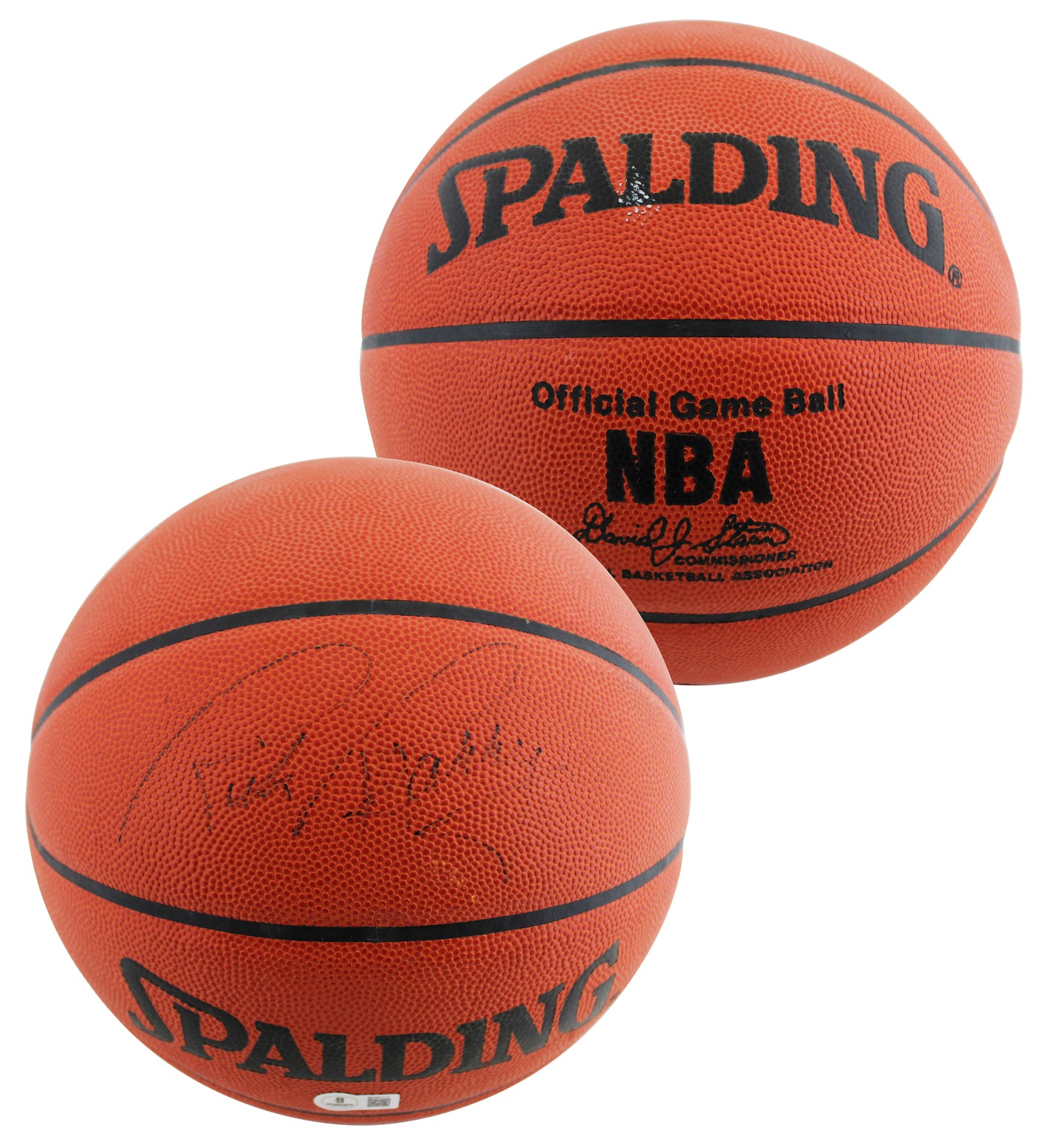 Warriors Rick Barry Signed Spalding Official NBA Game Basketball BAS #BU55111