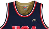 Magic Johnson "92 Dreamteam" Signed Navy Nike Team USA Jersey BAS Wit #2W898640