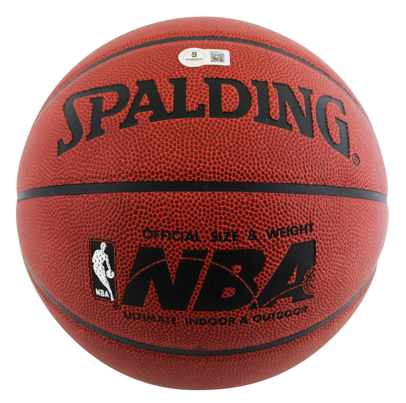 Warriors Tim Hardaway Sr. Authentic Signed Spalding I/O Basketball BAS #BU55110