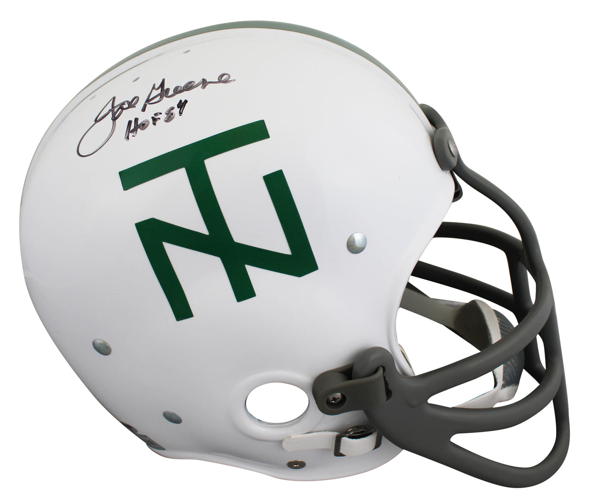 North Texas Joe Greene "HOF 84" Signed TK 2 F/S Proline Helmet BAS #BY093008