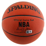 Pistons Bob Lanier Signed Spalding Official NBA Game Basketball BAS #BU55119