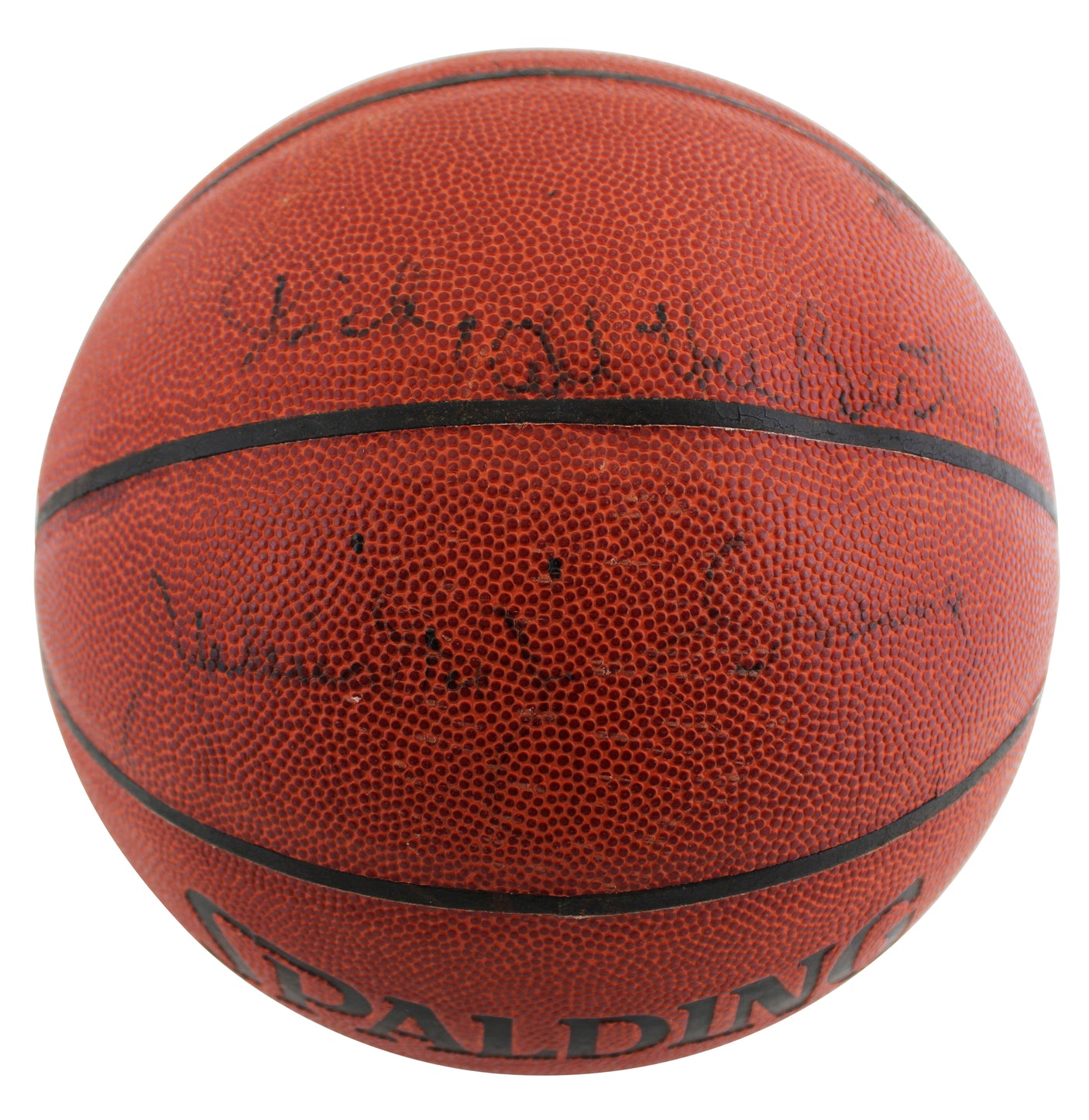 76ers Julius Erving "Dick, All The Best" Signed Spalding Basketball BAS #BU55115