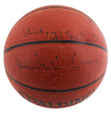 76ers Julius Erving "Dick, All The Best" Signed Spalding Basketball BAS #BU55115