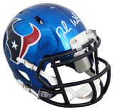 Texans Deshaun Watson Authentic Signed Chrome Speed Mini Helmet BAS #BY093005