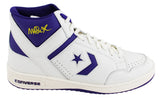Lakers Magic Johnson Signed Right Purple & White Converse Weapon Shoe BAS Wit 3