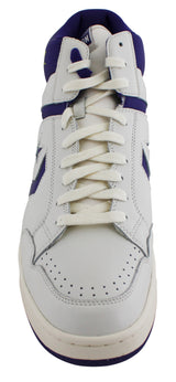 Lakers Magic Johnson Signed Right Purple & White Converse Weapon Shoe BAS Wit 3