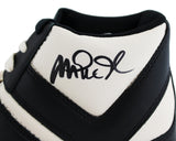 Lakers Magic Johnson Signed Left B&W Converse Weapon Shoe W/ Case BAS Witness 3